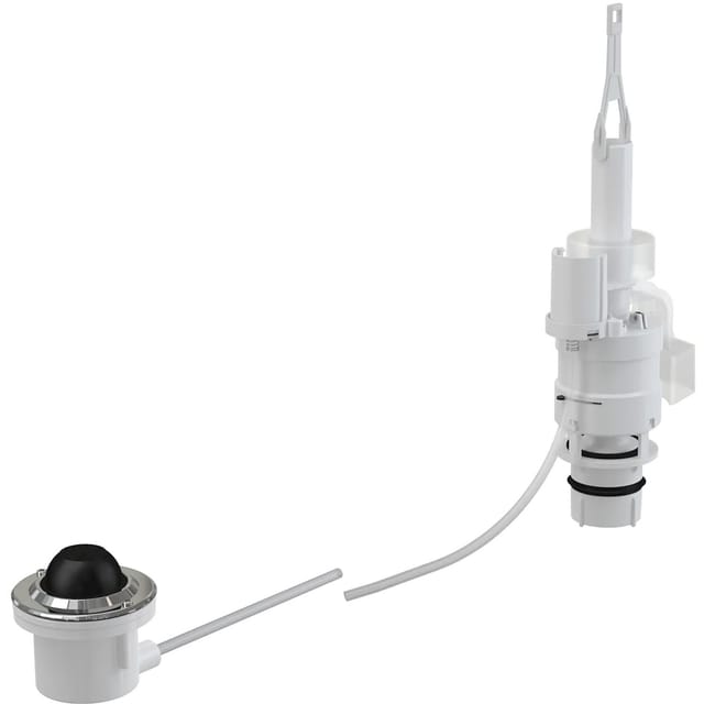 Alcadrain MPO12 Pneumatische Fernauslösung, Fußbetätigung, Chrom, für Bodeneinbau