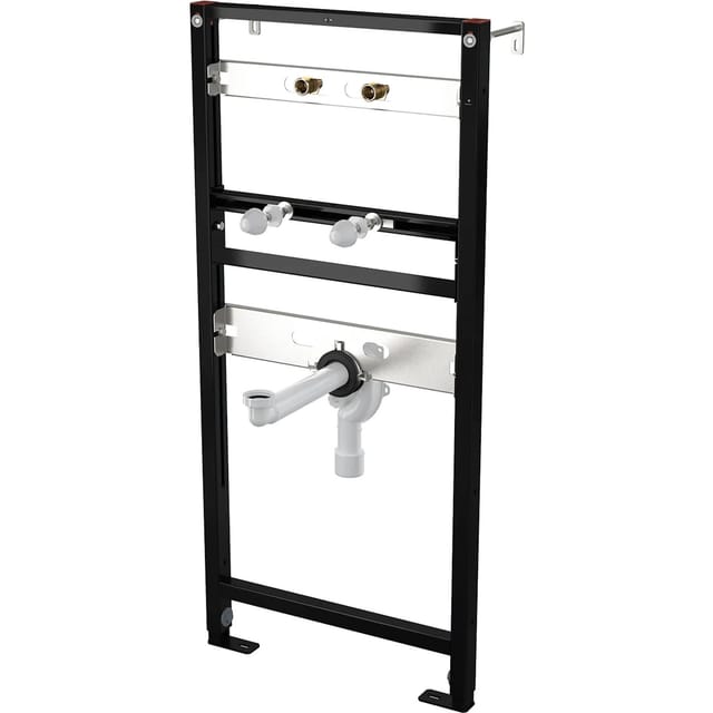 Alcadrain A104AVS/1120 Montagerahmen für Waschbecken mit eingebautem Siphon