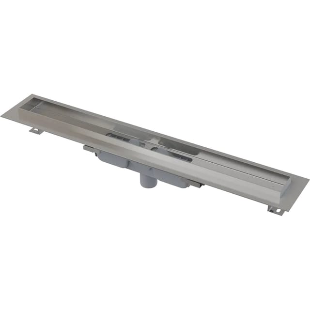 AlcaDrain APZ1106 Edelstahl Duschrinne,ow Abfluss senkrecht 1050