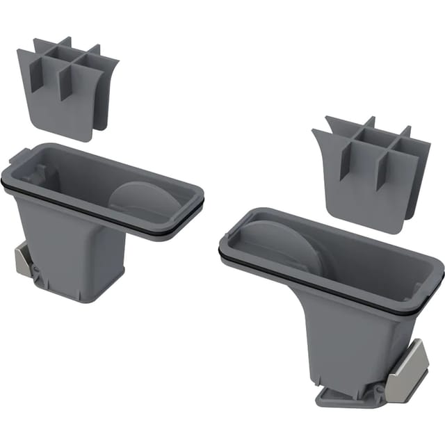 Alcadrain Set kombinierter Geruchsverschlüsse 50 mm für Edelstahl-Duschrinnen