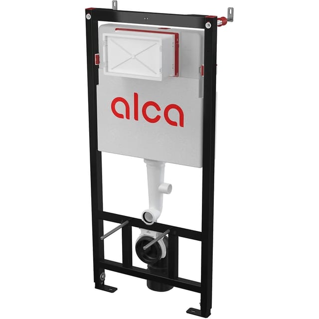 Alcadrain WC-Sanitärmodul AM121/1120 Vorwandinstallationssystem mit hygienischer Rohrspülung