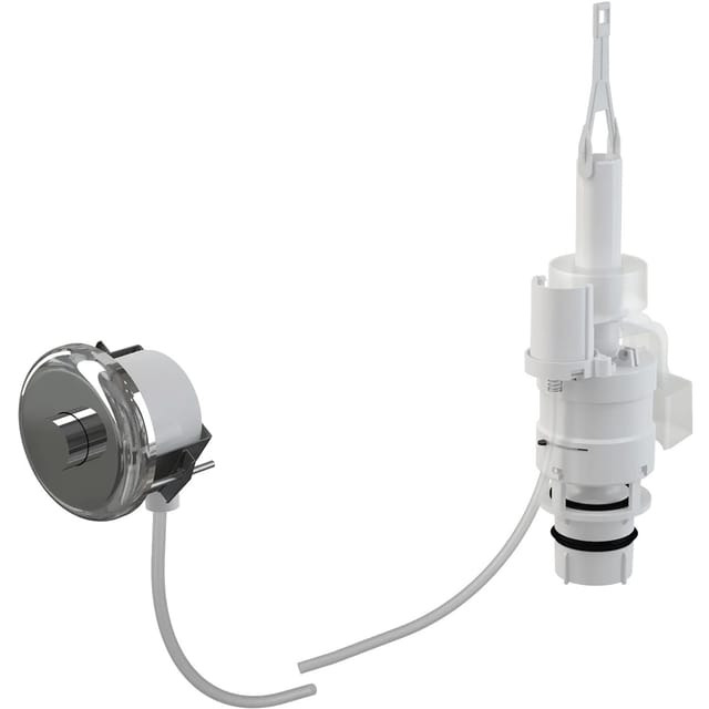 Alcadrain MPO11 Manuelle pneumatische Fernauslösung Chrom-Glanz, für Wandeinbau