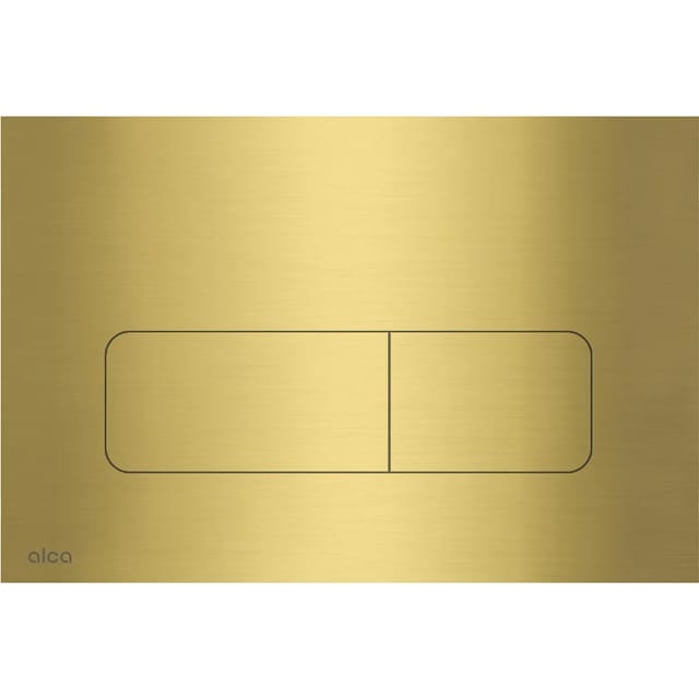 Alcadrain WC-Betätigungsplatte MOON-BRASS Messing, Edelstahl