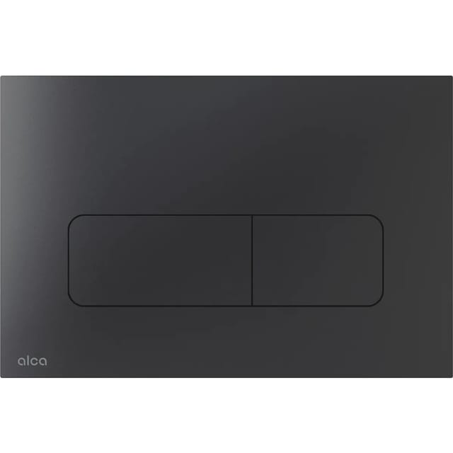Alcadrain WC-Betätigungsplatte MOON-BLACK - Schwarz matt Edelstahl