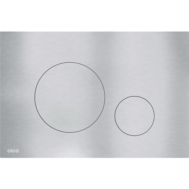 Alcadrain Betätigungsplatte TURN-INOX Edelstahl halbmat/glänzend