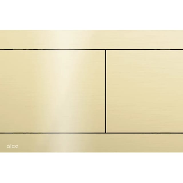 Alcadrain WC-Betätigungsplatte FUN-G-P Gold-Glanz Edelstahl