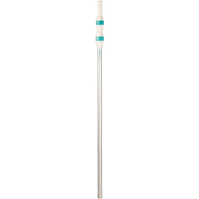 Time4Wellness Komfort Plus Pool Teleskopstange aus Aluminium ausziehbar 1,20 bis 3,60m