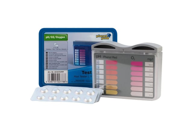 Planet Pool pH und Sauerstoff Testbesteck mit je 20 Tabletten