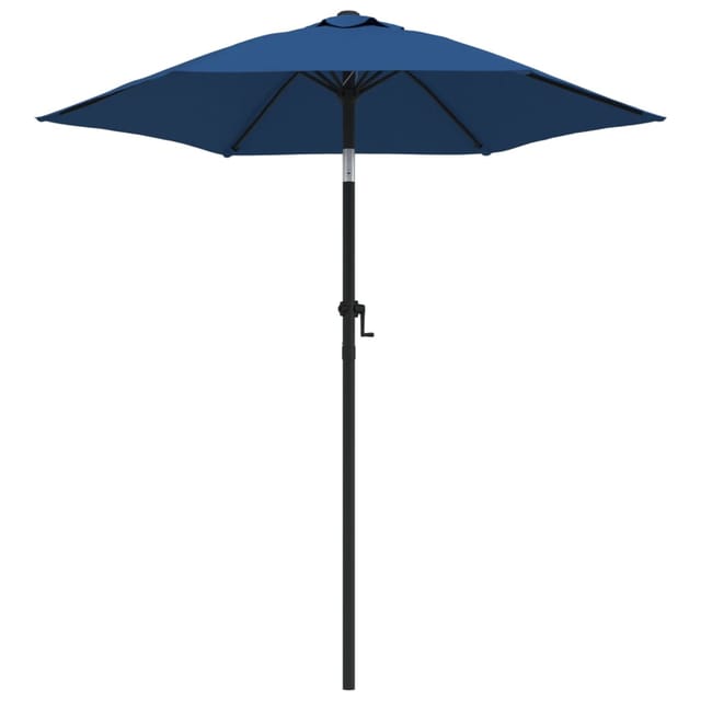 vidaXL Sonnenschirm Blau 200 x 224 cm Aluminium 47211