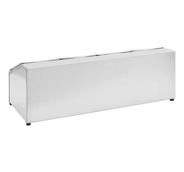 vidaXL Gastronorm-Ständer mit 4 GN 1/6 Behältern Edelstahl 51221