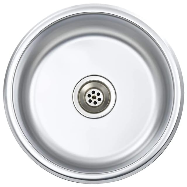 vidaXL Einbauspüle mit Sieb und Siphon Edelstahl 145070