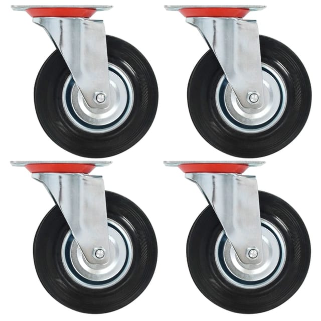 vidaXL 12 Stk Lenkrollen 125 mm 277972