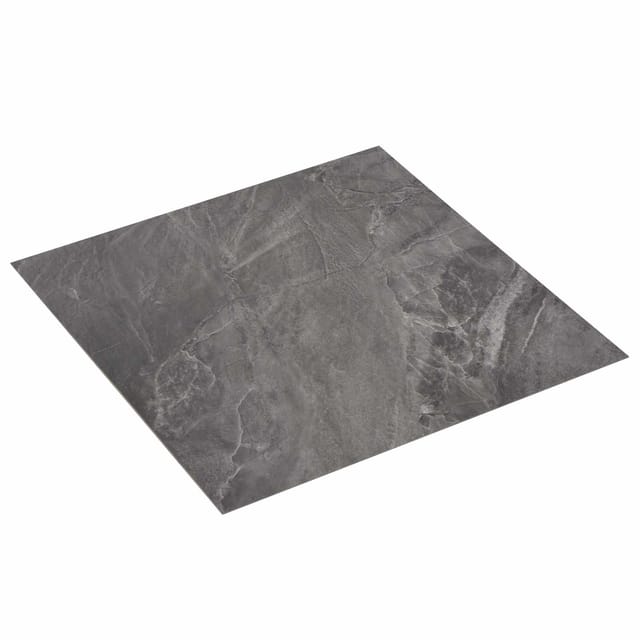 vidaXL Bodenplanken 55 Stk Schwarz 5,11 m² PVC 42046273