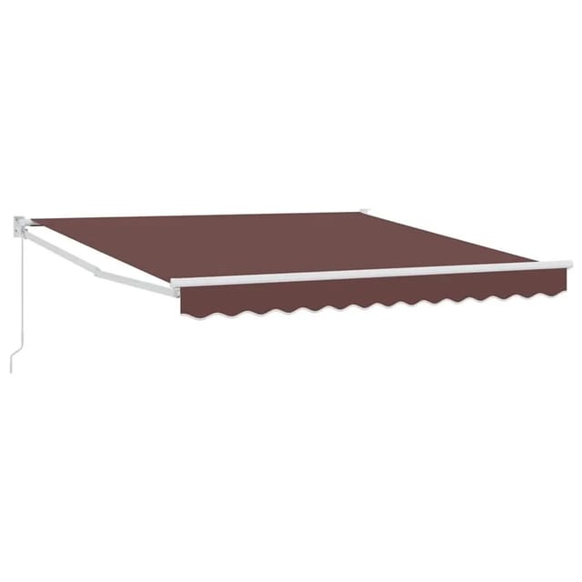 vidaXL Markise Manuell Braun 300x250 cm 3215698