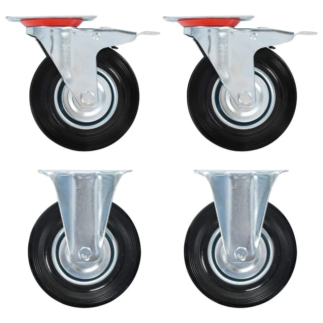 vidaXL Rollen 4 Stk 125 mm 143463