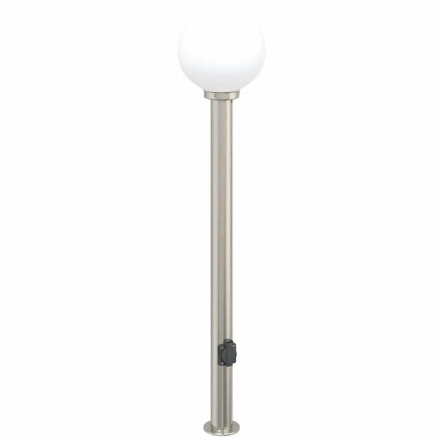 vidaXL Pollerleuchte mit Auslass 120 cm Edelstahl IP44 4006105