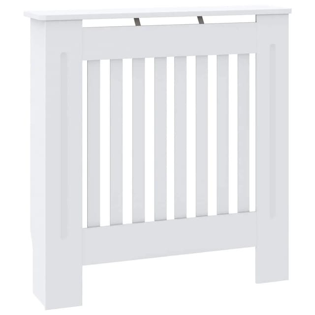 vidaXL MDF Heizkörperverkleidung Weiß 78 cm 325559