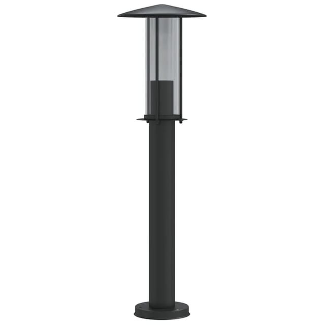 vidaXL Wegeleuchte Schwarz 60 cm Edelstahl 4006353