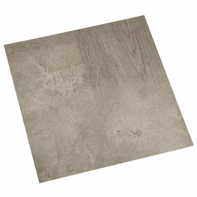 vidaXL Bodenplanken 55 Stk Grau 5,11 m² PVC 42046340