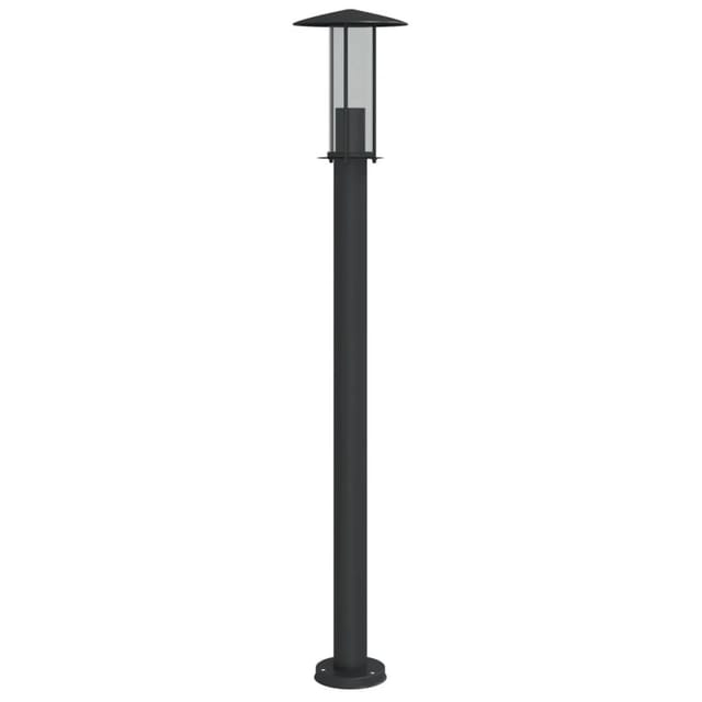 vidaXL Wegeleuchte Schwarz 100 cm Edelstahl 4006355
