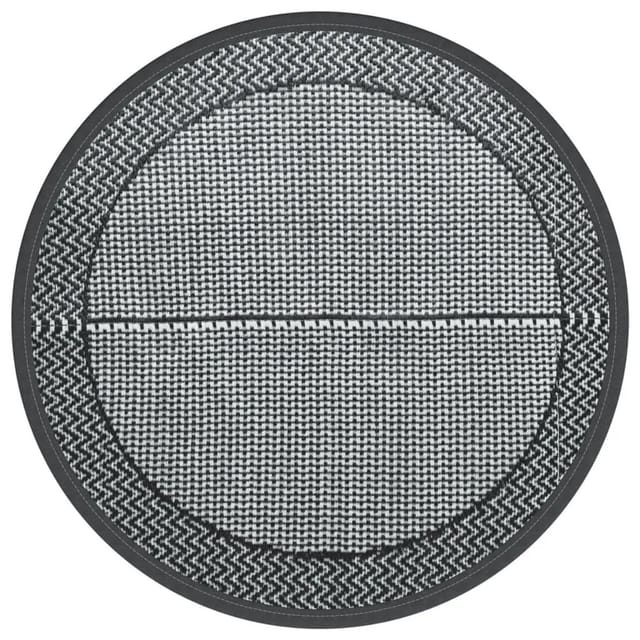 vidaXL Outdoor-Teppich ARAKIL Grau Ø120 cm PP 368458