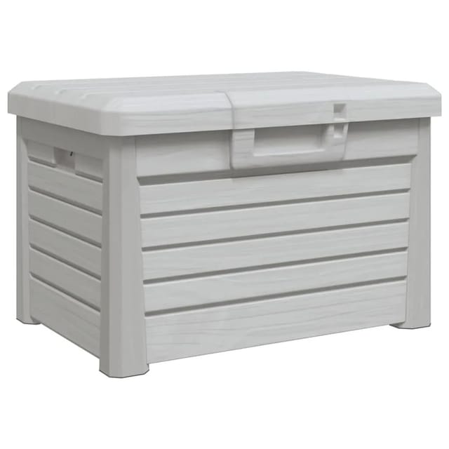 vidaXL Outdoor-Kissenbox Grau 73x50,5x46,5 cm Polypropylen 366601