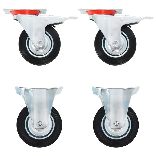 vidaXL Rollen 4 Stk 100 mm 143462
