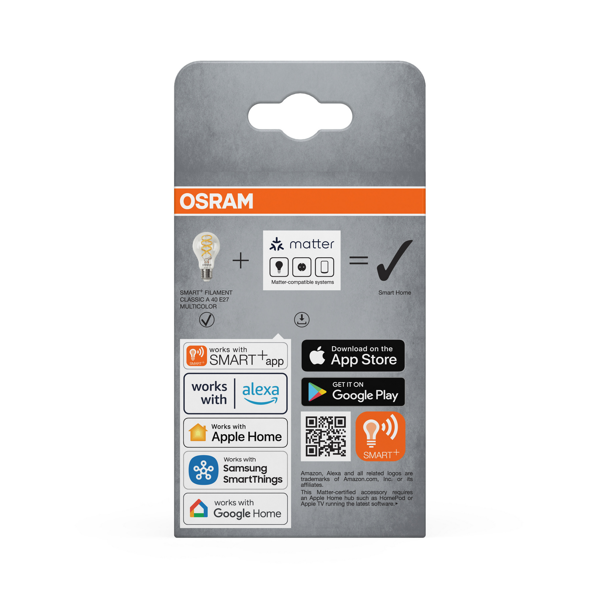 Osram LED-Leuchtmittel 'Smart' dimmbar klar E27 4,8 W 470 lm RGB - tunable white Bild 3