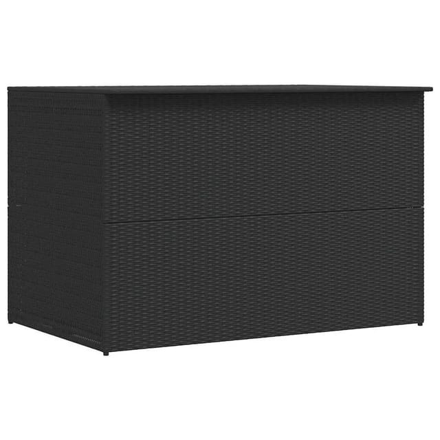 vidaXL Garten-Auflagenbox Schwarz 150x100x100 cm Poly Rattan 44245