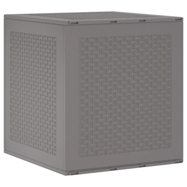 vidaXL Aufbewahrungsbox Hellgrau 55 x 53 x 57 cm Polypropylen 870582