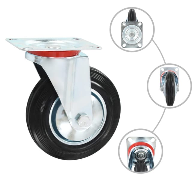 vidaXL 12 Stk Lenkrollen 160 mm 277987