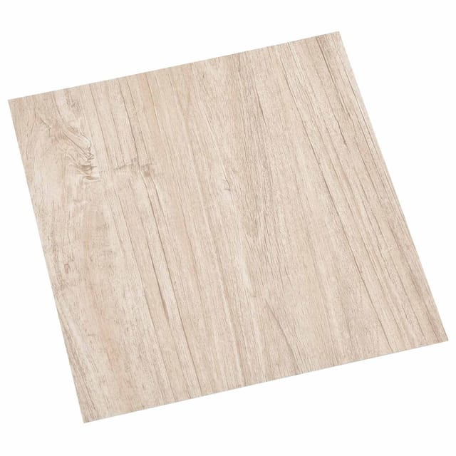 vidaXL Bodenplatten 55 Stk Hellbraun 5,11 m² PVC 42046333