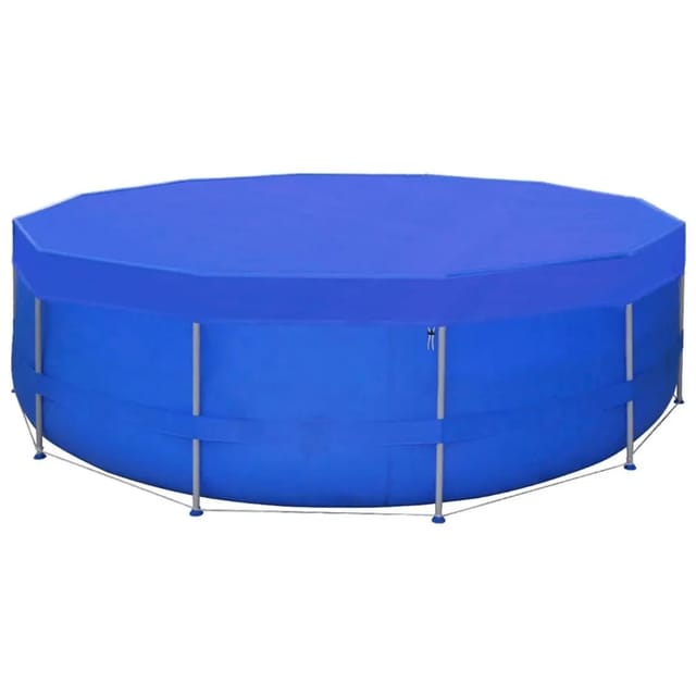 vidaXL Poolabdeckungen 2 Stk PE Rund 540 cm 90 g/m² 3082802