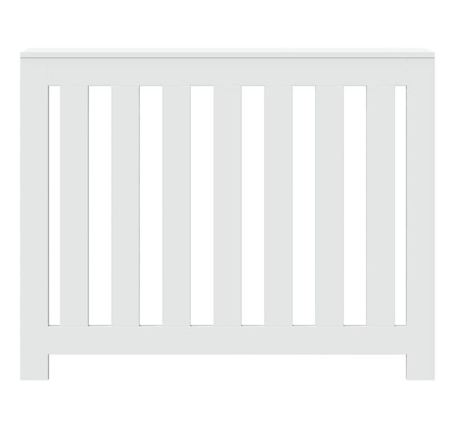 vidaXL Heizkörperverkleidung Weiß 104x20x82 cm Holzwerkstoff 852735