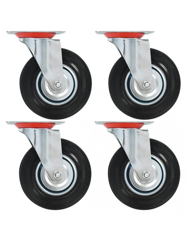 vidaXL 32 Stk Lenkrollen 125 mm 277975