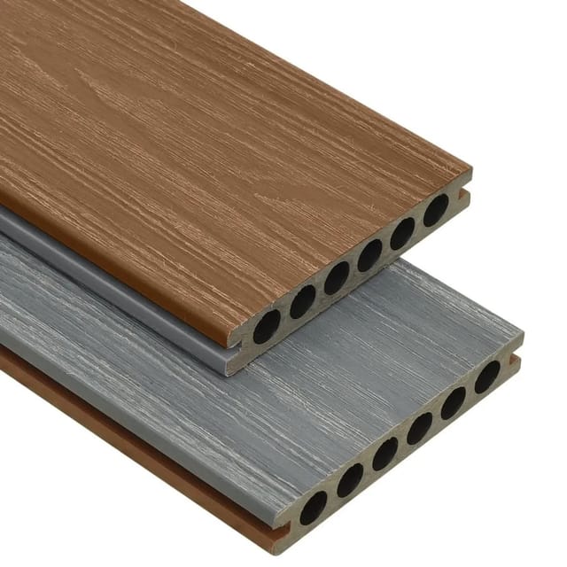vidaXL WPC Terrassendielen mit Zubehör Braun und Grau 15 m² 4 m 3070471