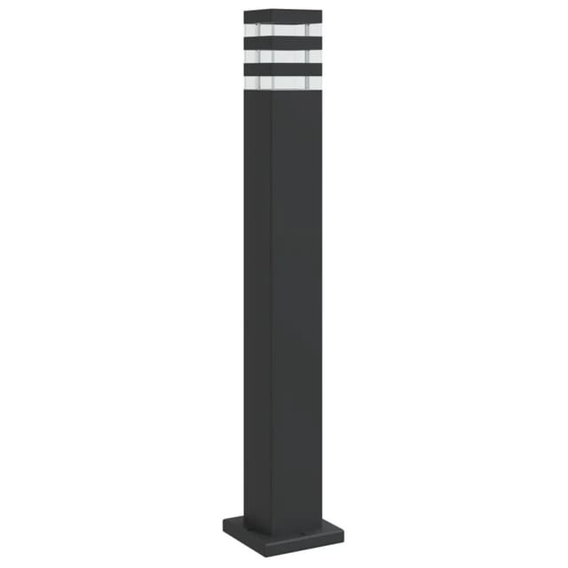 vidaXL Wegeleuchte Schwarz 80 cm Aluminium 4006395