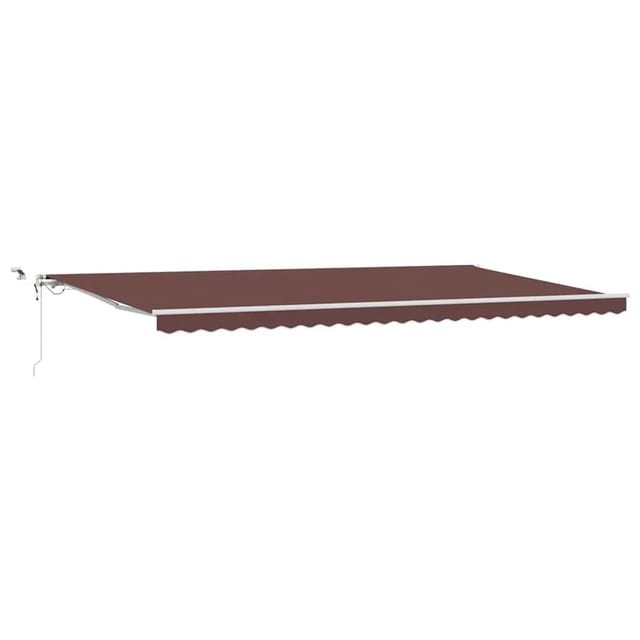 vidaXL Markise Automatisch mit LED Braun 600x300 cm 3215386