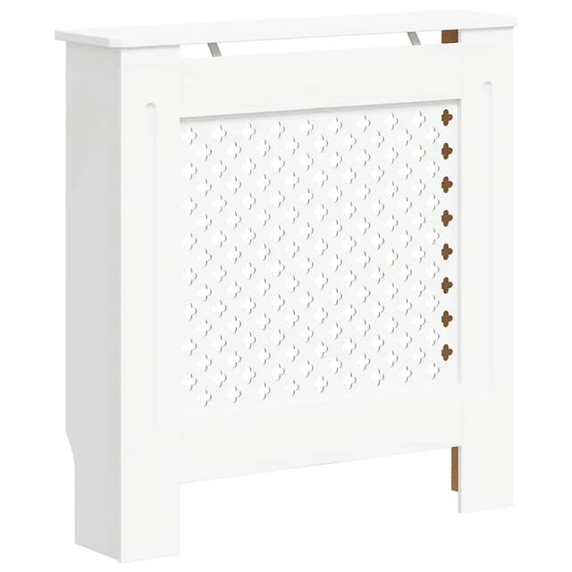 vidaXL MDF Heizkörperverkleidung Weiß 78 cm 325567