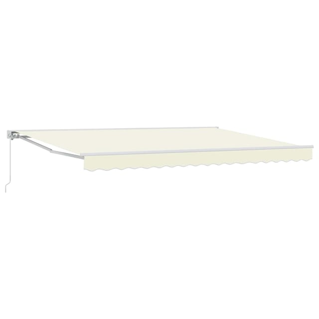 vidaXL Manuell Einziehbare Markise Creme 5 x 3,5 m 3420345
