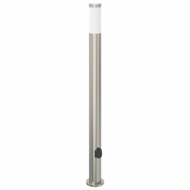 vidaXL Pollerleuchte mit Auslass 110 cm Edelstahl IP44 4006015