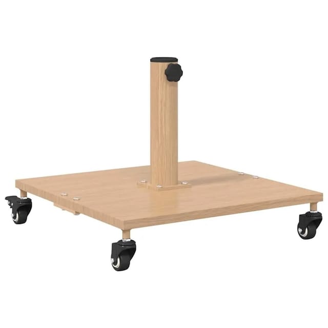 vidaXL Sonnenschirmständer Helles Holz 45 x 45 x 31,5 cm 42010366