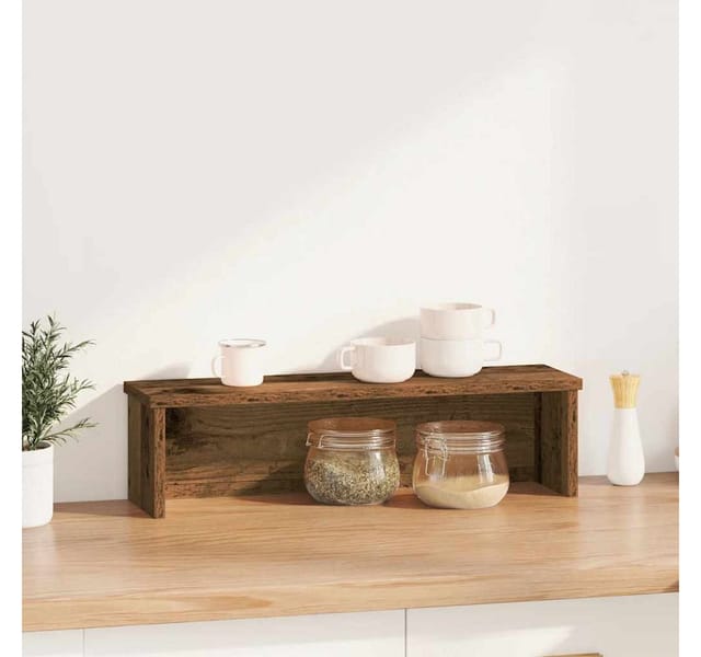 vidaXL Küchenregal Stapelbar Altholz-Optik 50x15x16 cm Holzwerkstoff 860495