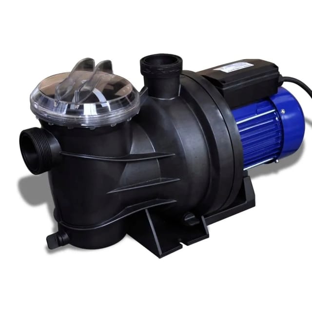 vidaXL Schwimmbadpumpe Umwälzpumpe Poolpumpe Pumpe Elektronik Blau 800W 90466