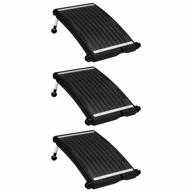 vidaXL Gebogene Solar-Heizpaneele für Pool 3 Stk 72,5x46 cm 3095462