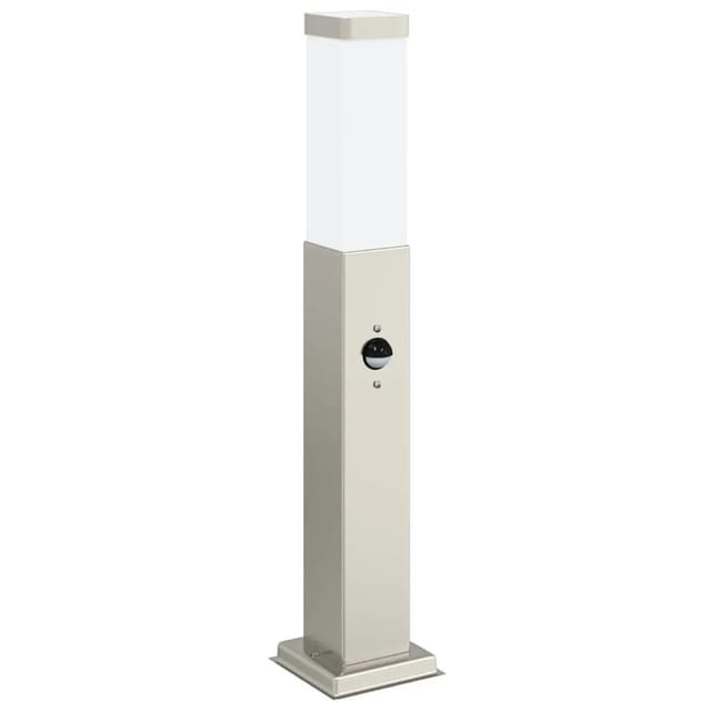 vidaXL Pollerleuchte mit Sensor 50 cm Edelstahl IP44 4006053
