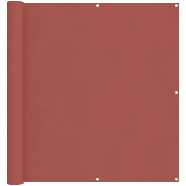 vidaXL Balkonsichtschutz Terrakotta 110 x 300 cm Oxford-Stoff 42030724