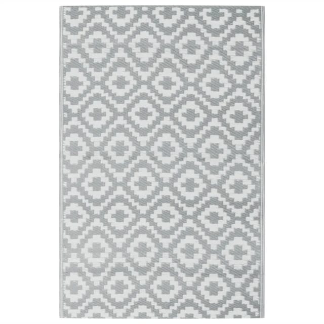 vidaXL Outdoor-Teppich ARAKIL Grau 190x290 cm PP 368554