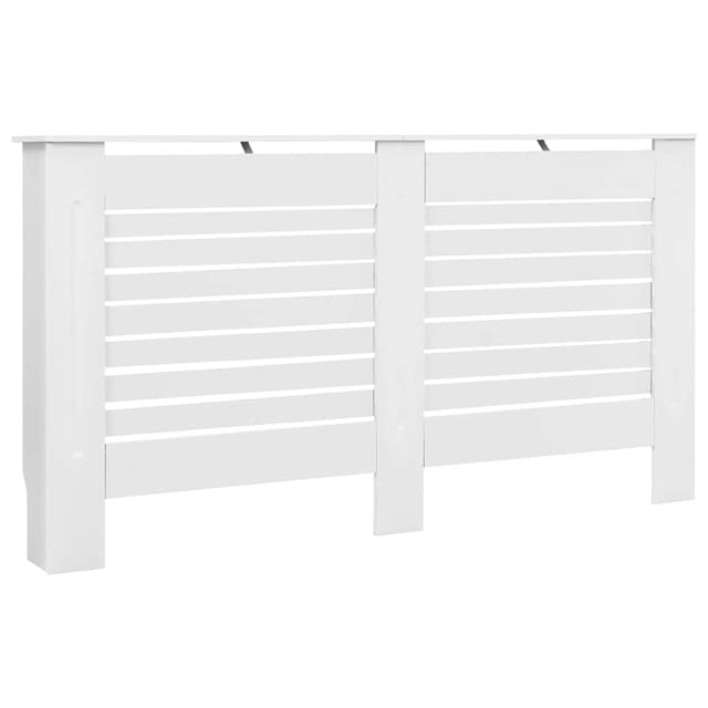 vidaXL Heizkörperabdeckung Weiß 152x19x81,5 cm MDF 284321