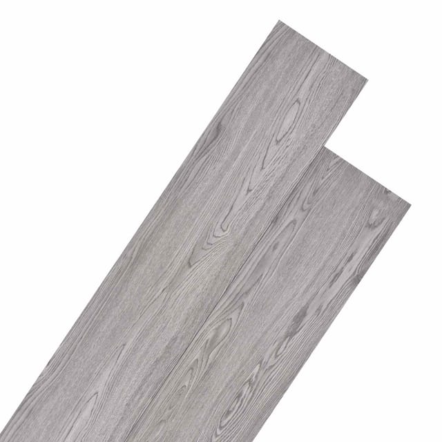 vidaXL Bodenplanken 18 Stk Dunkelgrau 5,26 m² PVC 42046252